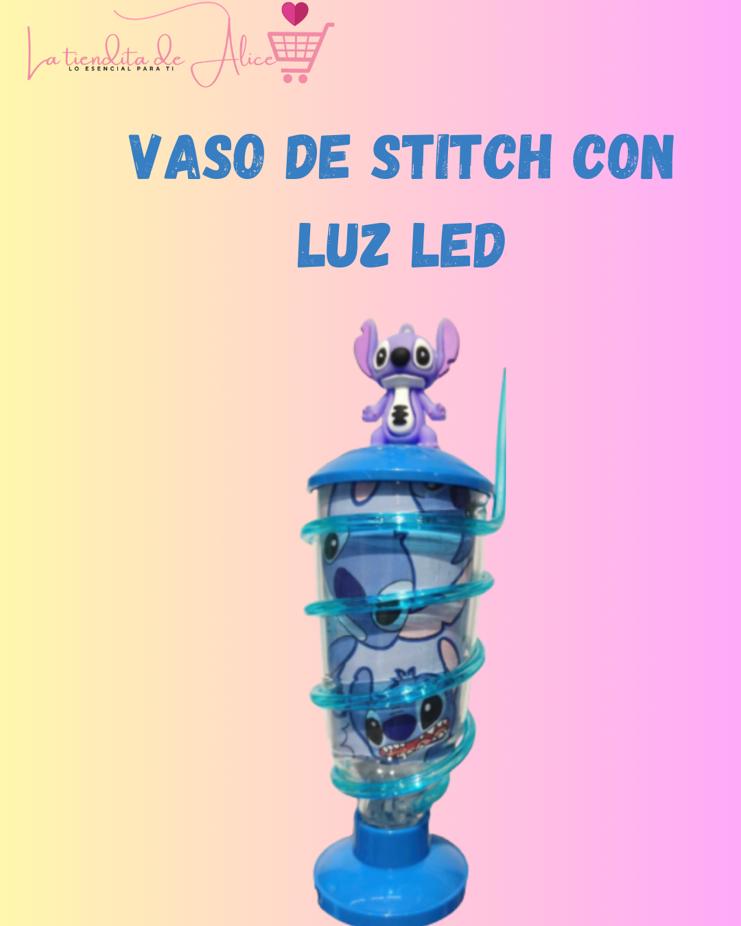 LumiStitch™🔵 ( Vaso con luz led de Stitch)